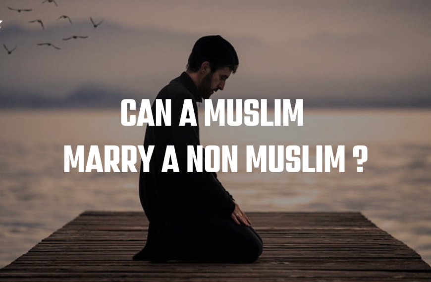 Can A Muslim Marry A Non Muslim