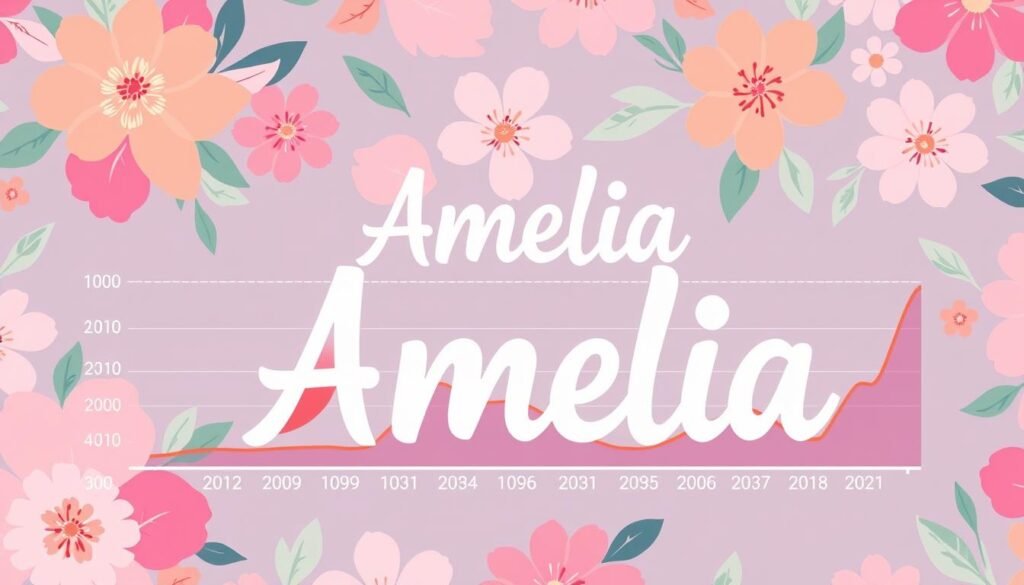 Amelia name popularity statistics