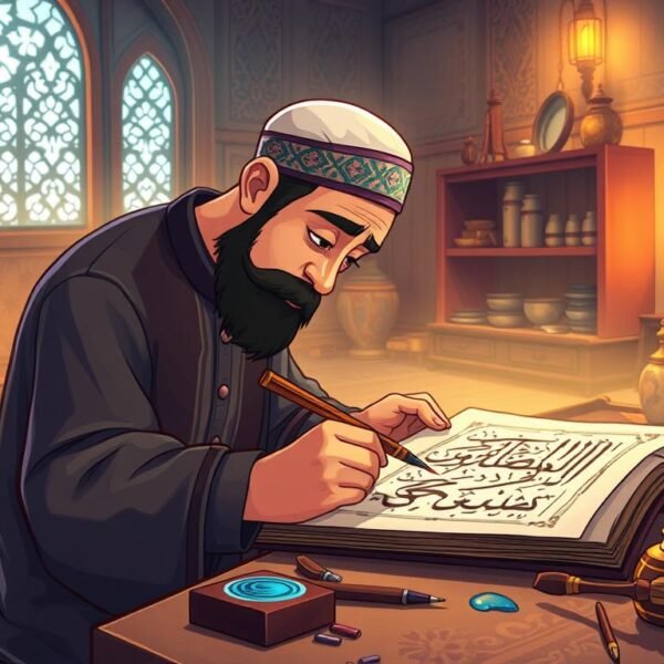 The Chief Role Of The Muslim Calligrapher Is To?