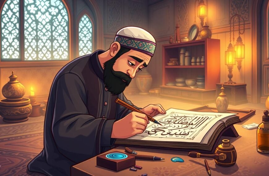 The Chief Role Of The Muslim Calligrapher Is To?