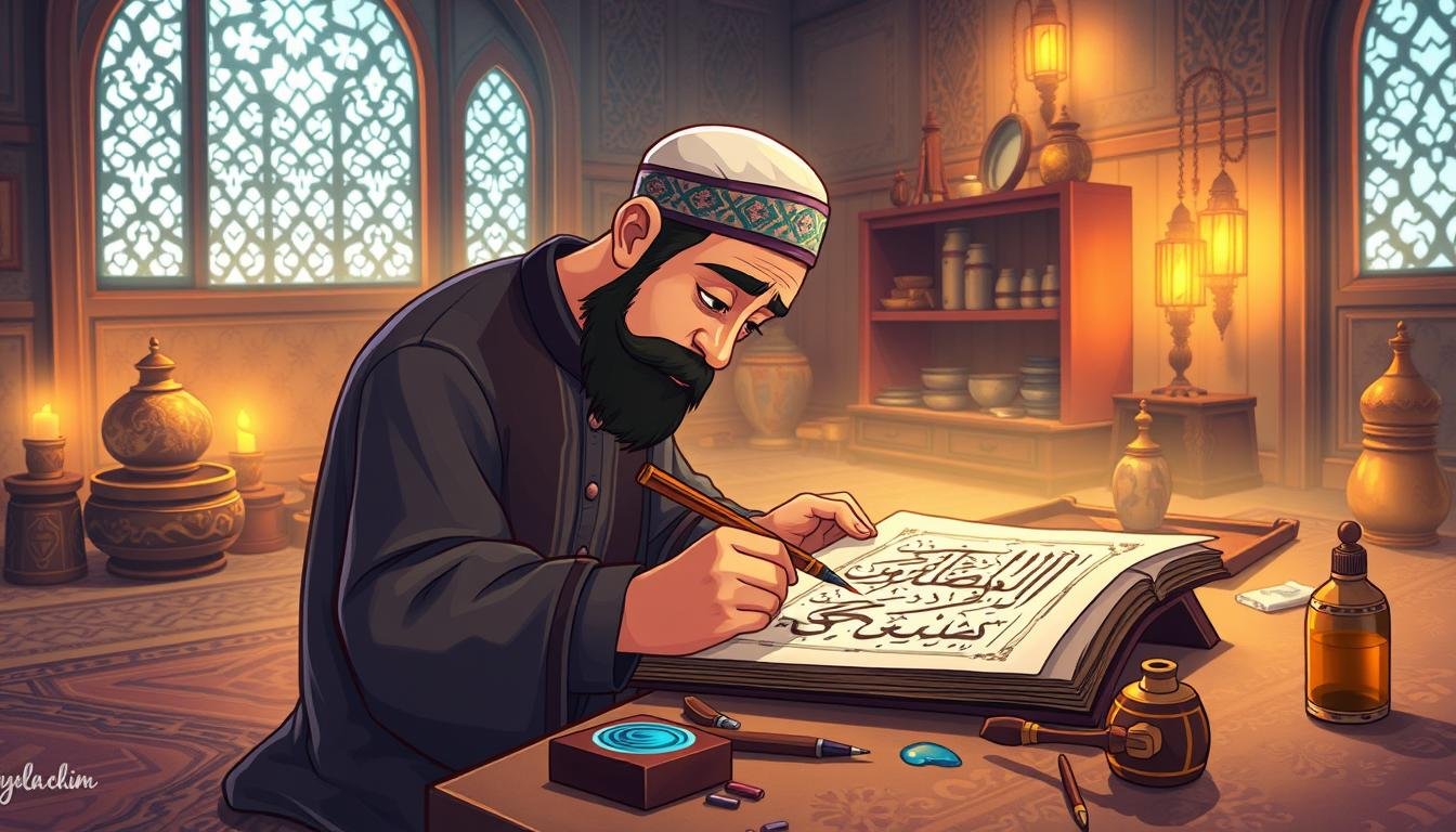 The Chief Role Of The Muslim Calligrapher Is To?