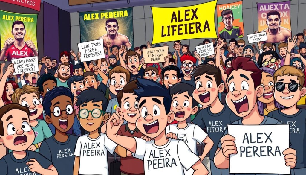 Alex Pereira fan reactions