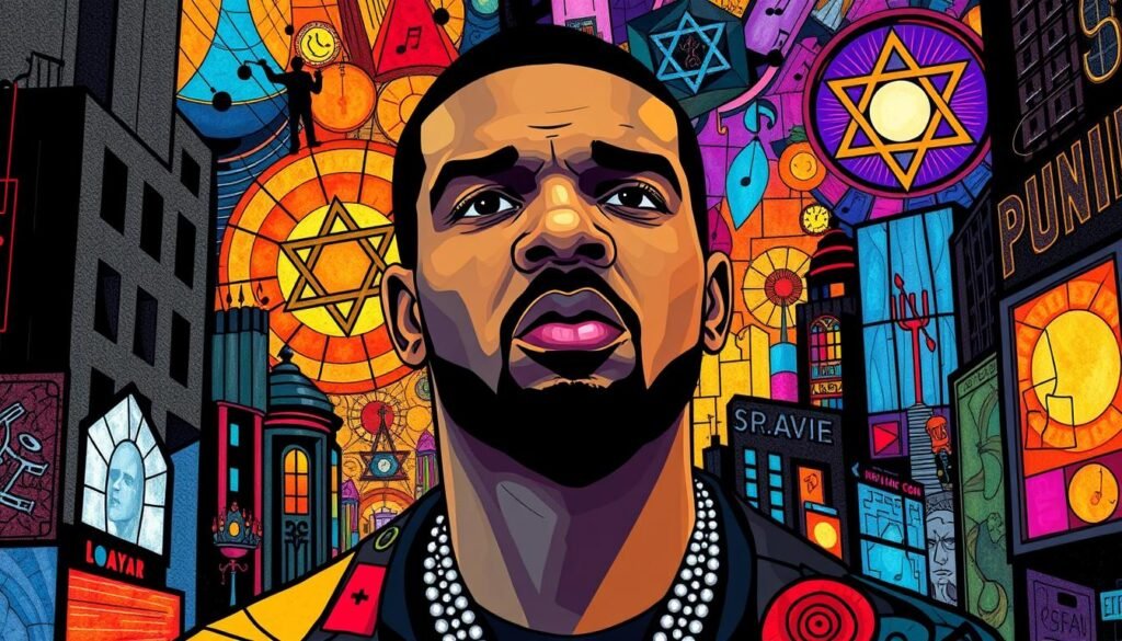 Drake's lyrics showcasing Jewish references in music