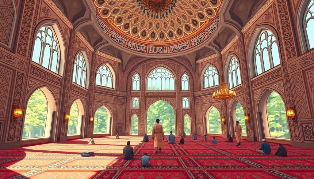 Prayer spaces in Islamic architecture