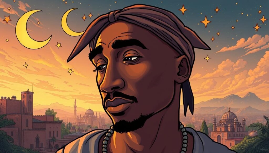 Tupac Shakur's spiritual teachings and friendships with Islam