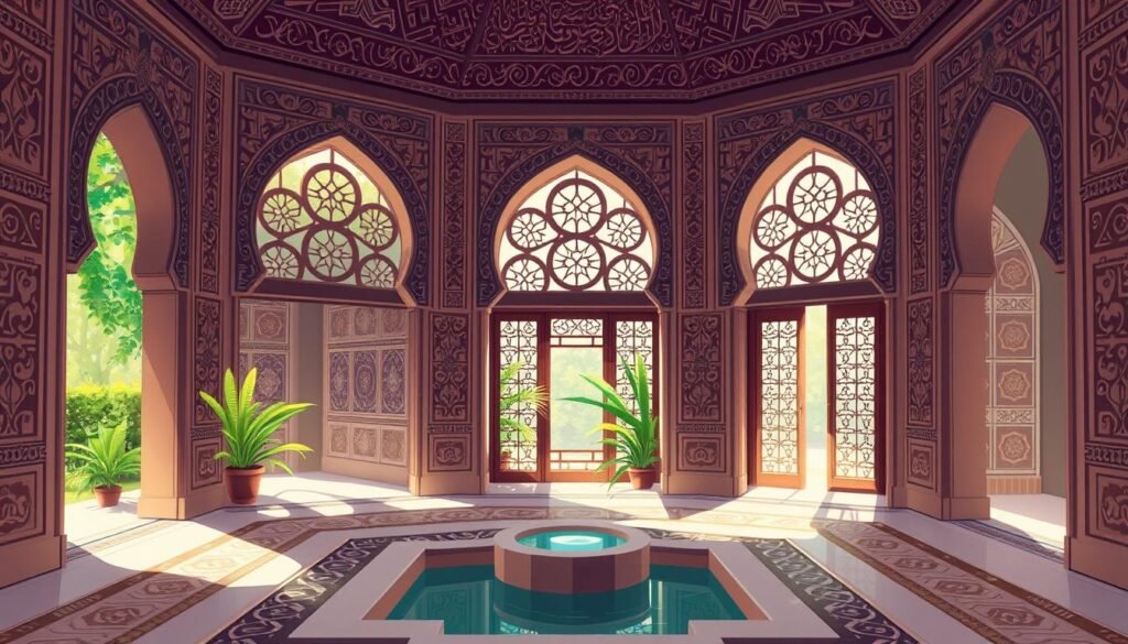 definition of interior space in Islamic architecture