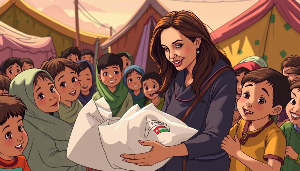 Angelina Jolie humanitarian work