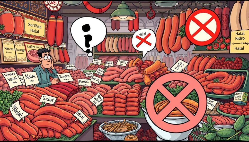 misconceptions about halal sausage