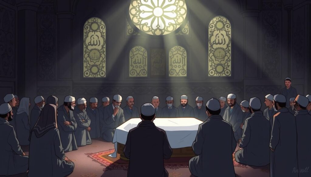 can non muslim attend muslim funeral
