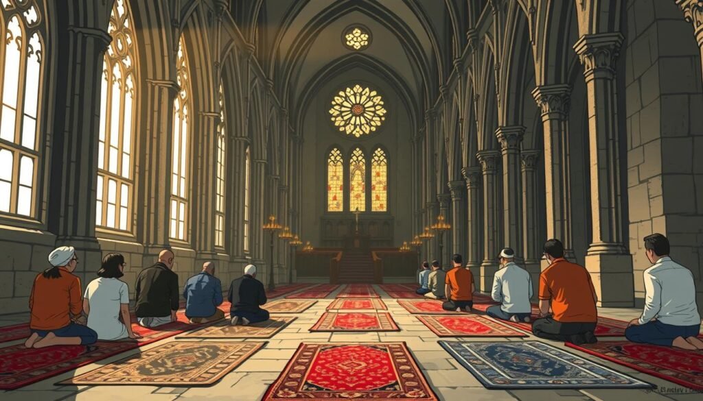 islamic prayer in christian space examples