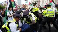 Palestine Action clashes with police following RAF base breach and plane vandalism amid potential ban.